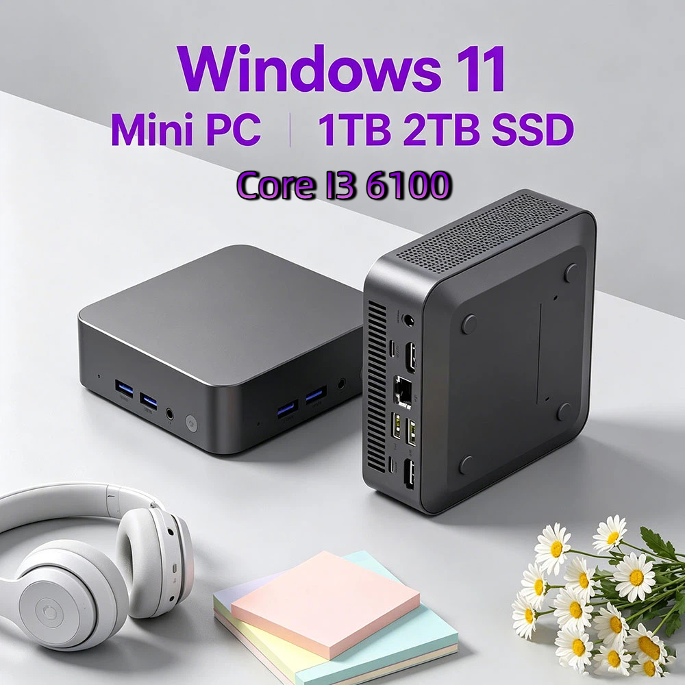 Pc Gaming All In One - Core I3 6100 MINI PC Windows