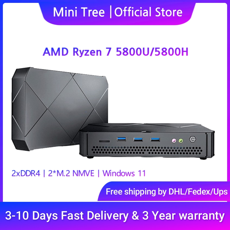 Pc Gaming Ryzen 7 - AMD Radeon Graphics 8 Core Mini