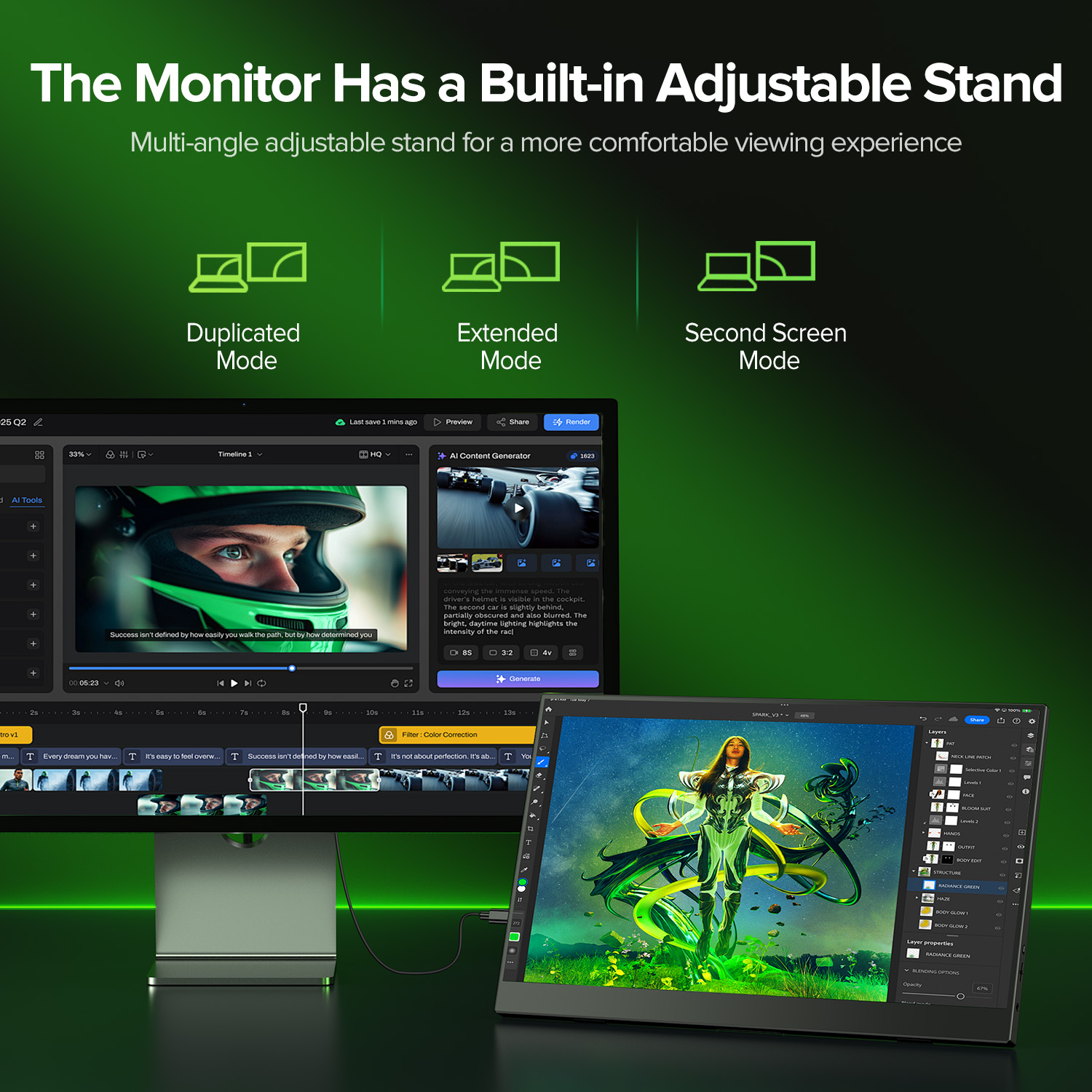 UPERFECT 15.6“ LCD Monitor Por - огляд і ціна Pc Gaming Y Monitor