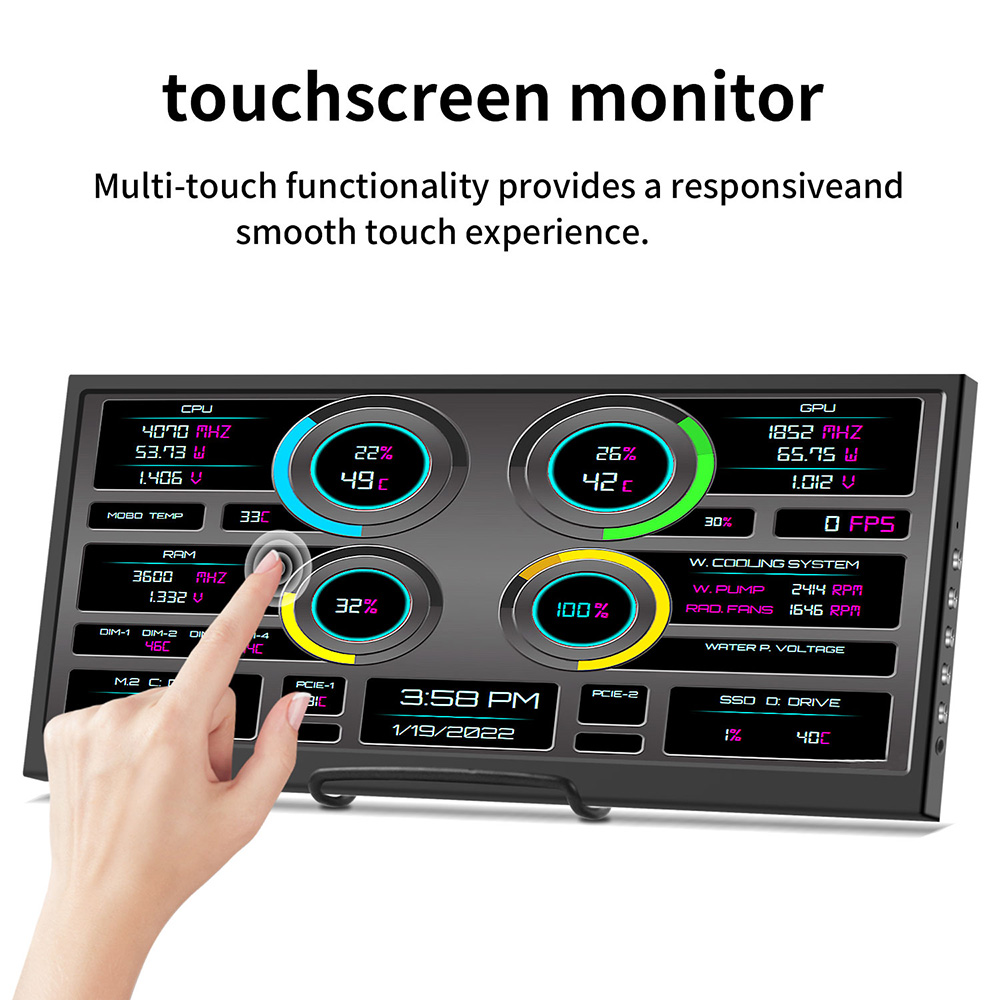 12.3 Inch TouchScreen Monitor  - огляд і ціна Pc Zotac Gaming