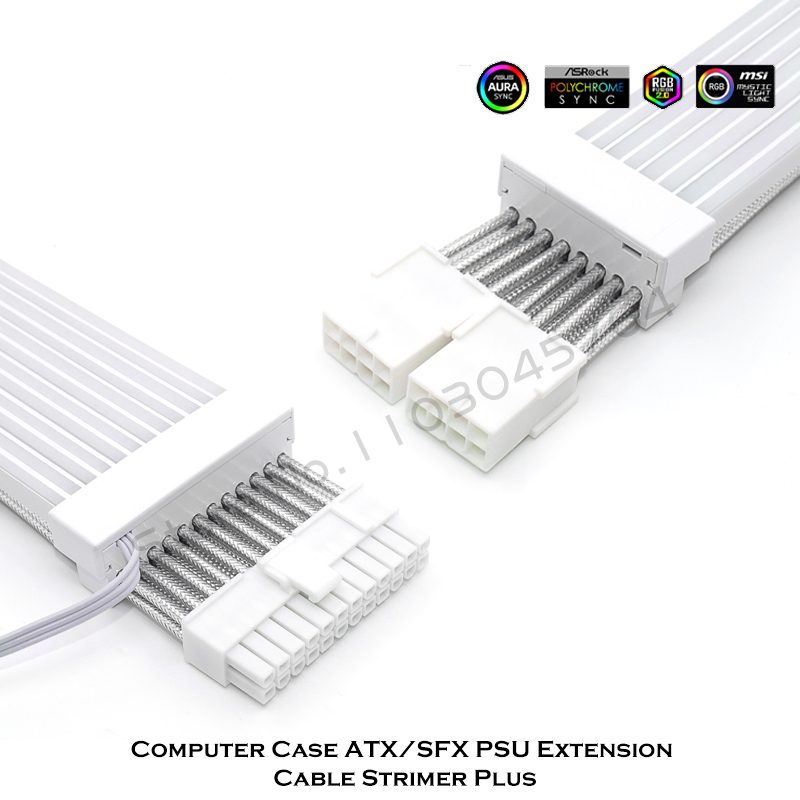 PSU Extension Cable RGB Strime - огляд і ціна Pc Gaming Lian Li