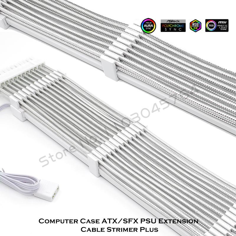 PSU Extension Cable RGB Strime - огляд і ціна Pc Gaming Lian Li