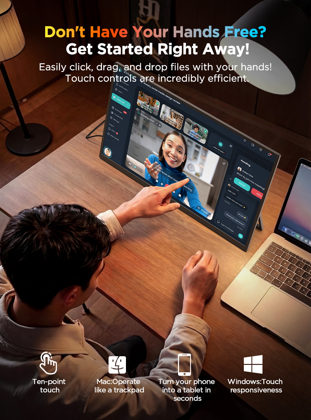 UPERFECT 4K Portable Monitor T - огляд і ціна Pc Gaming Y Monitor