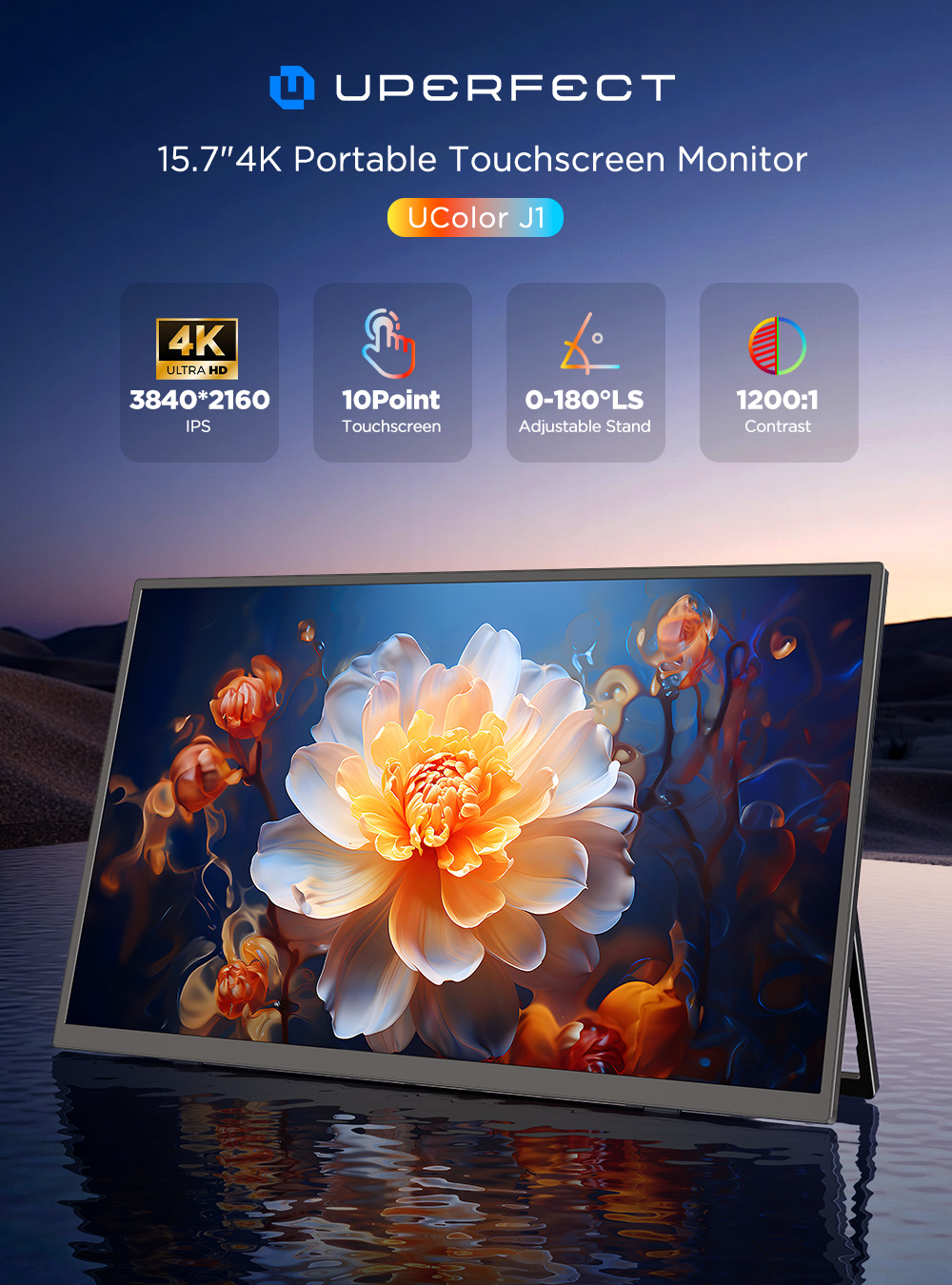 UPERFECT UColor J1 4K Touch Sc - огляд і ціна Pc Gaming Y Monitor