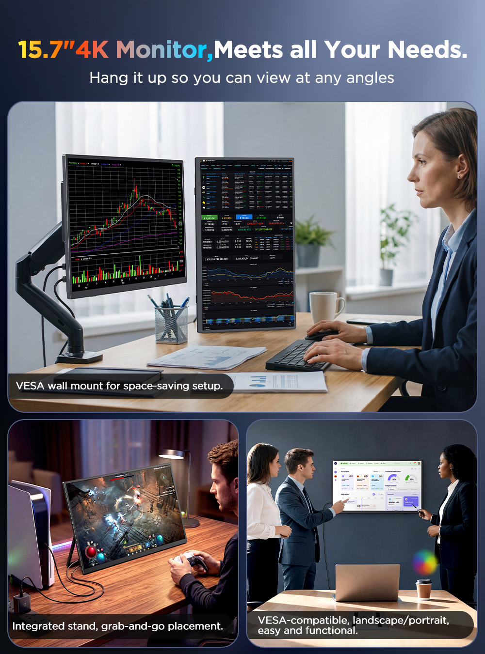 UPERFECT UColor J1 4K Touch Sc - огляд і ціна Pc Gaming Y Monitor