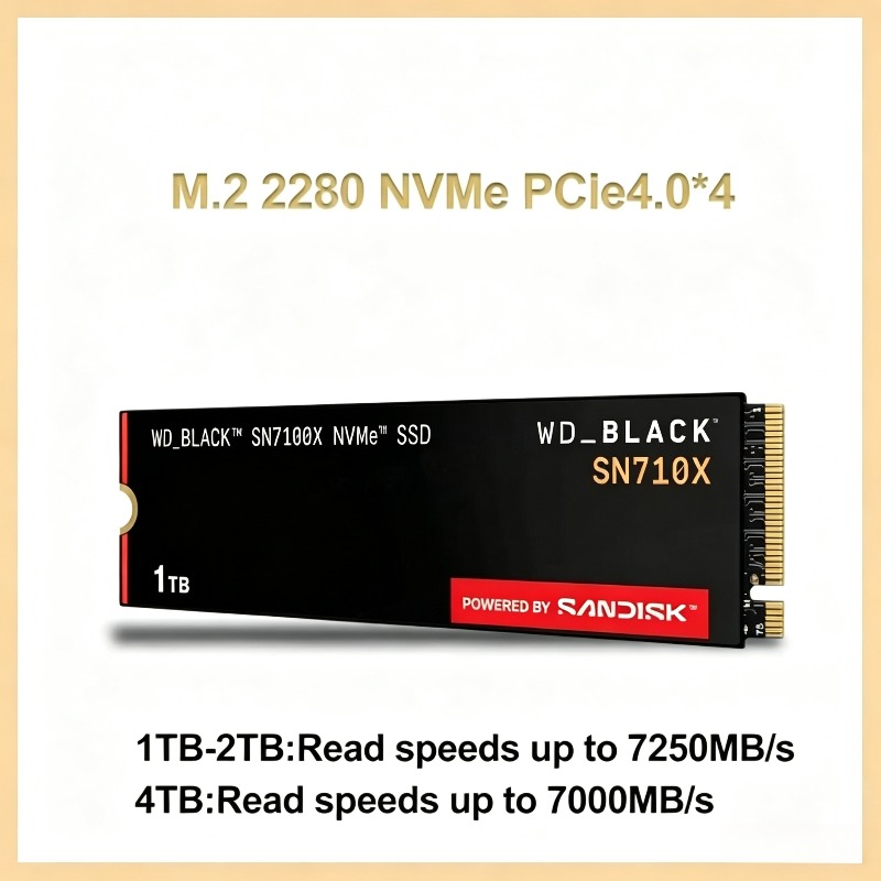 WD BLACK SN7100X 1TB/2TB/4TB N - огляд і ціна Pc Gaming Ps5