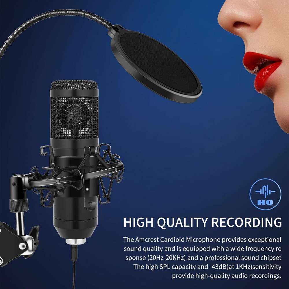Condenser Microphone Kit with  - огляд і ціна Gaming Microphone