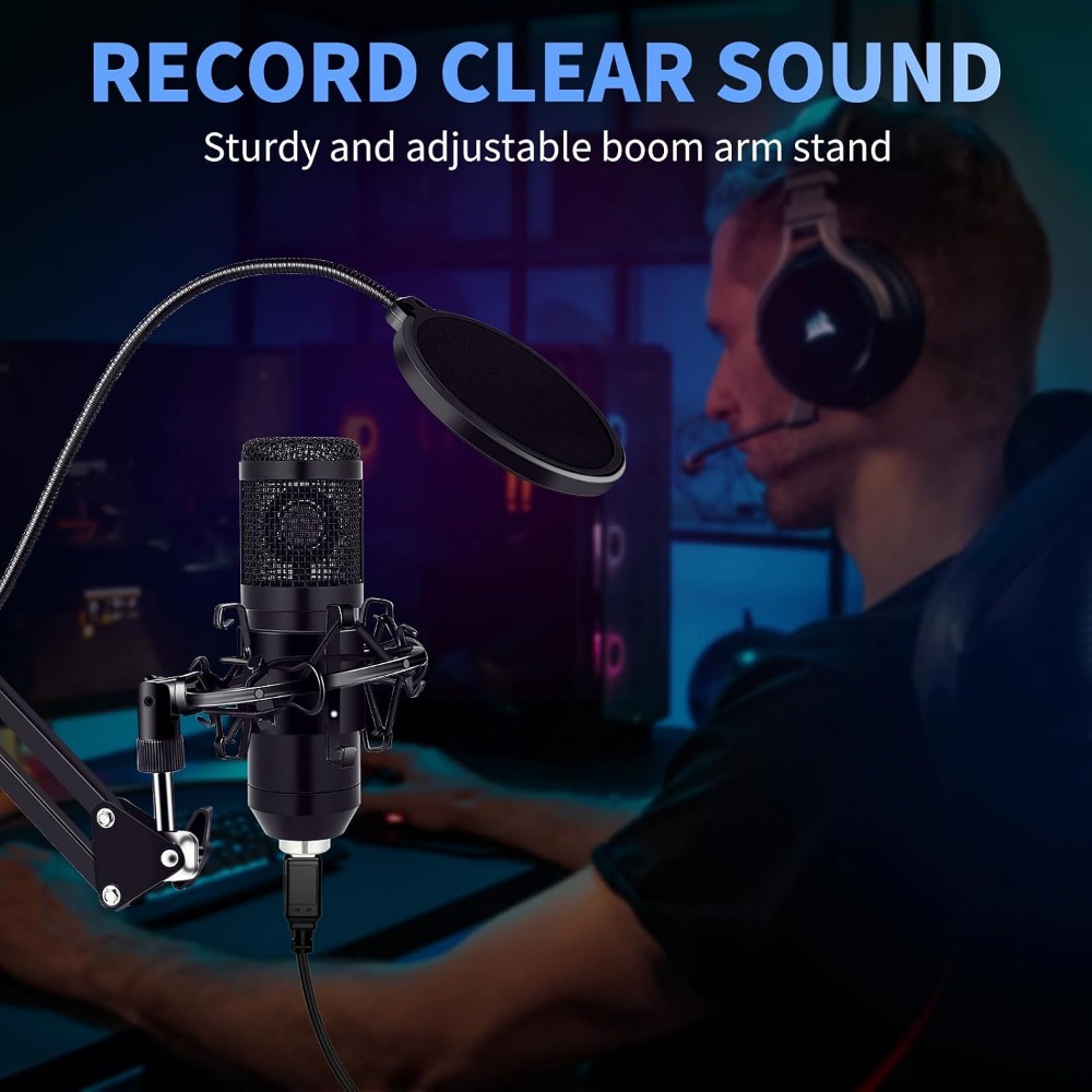 Condenser Microphone Kit with  - огляд і ціна Gaming Microphone
