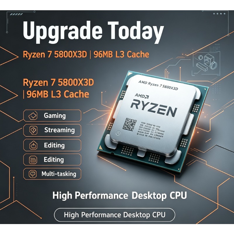 Ryzen 7 5800X3D PC Gaming Proc - огляд і ціна Pc Gaming Ryzen 7