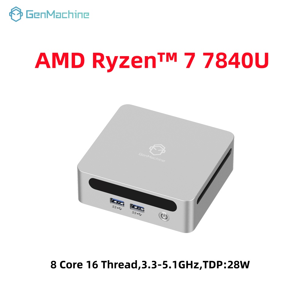 GenMachine Mini PC USB4 2.5G L - огляд і ціна Pc Gaming Ryzen 7