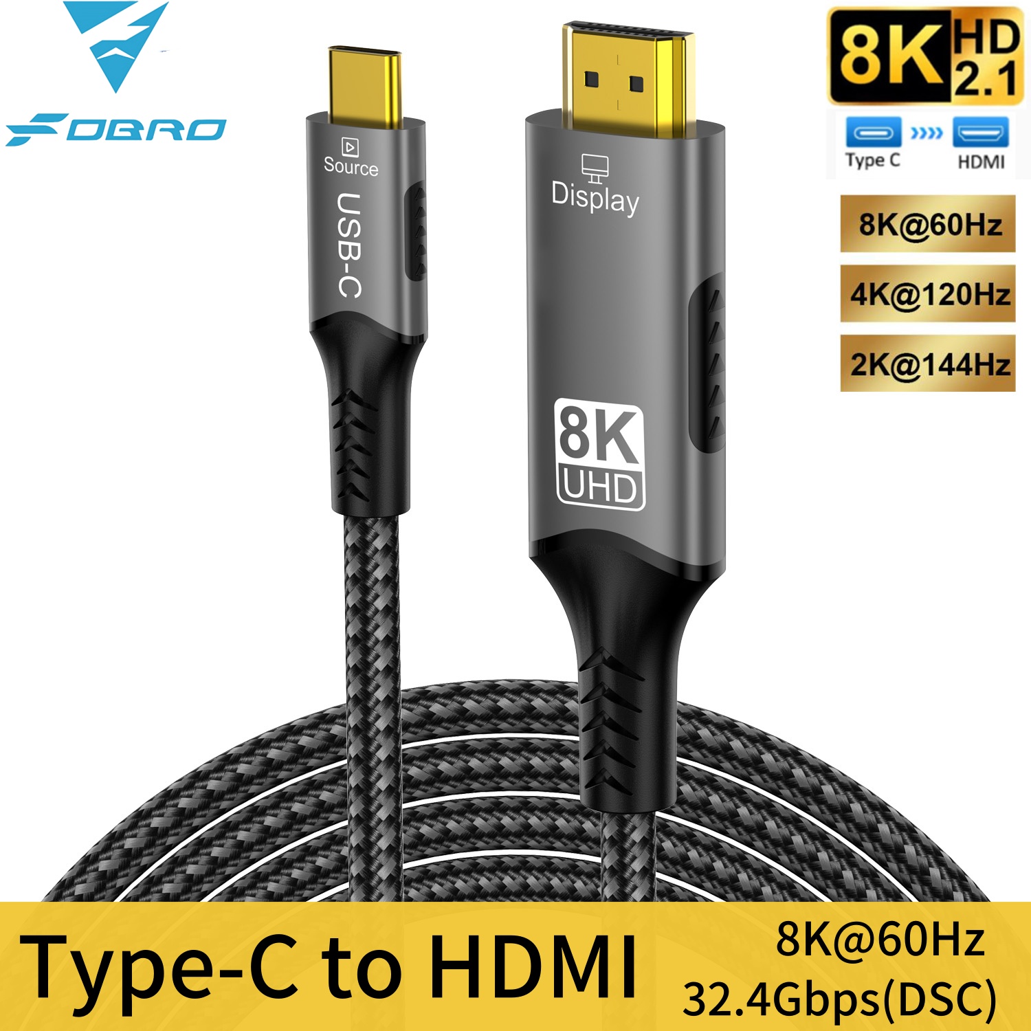 8K Type C to HDMI 2.1 Cable 32 - огляд і ціна Pc Zotac Gaming