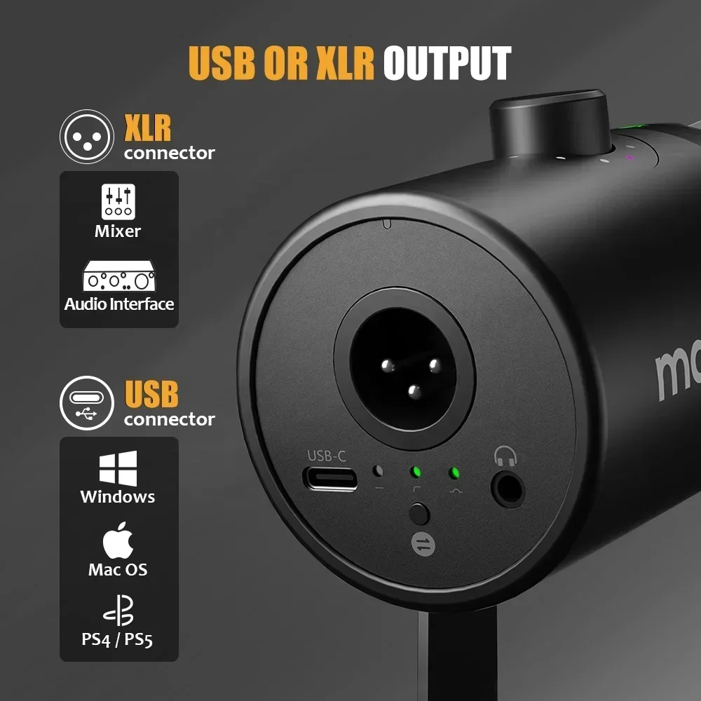 MAONO Dynamic Microphone XLR U - огляд і ціна Gaming Microphone