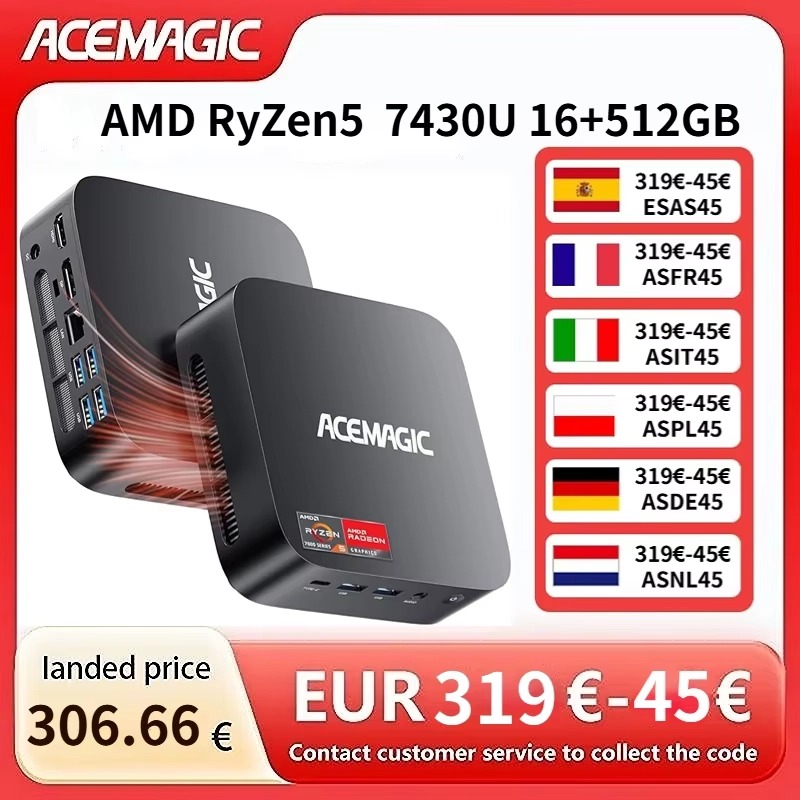 ACEMAGIC MINI PC AMD Ryzen 5 7 - огляд і ціна Pc Gaming Ryzen 7