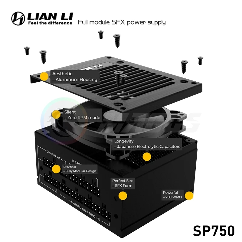 LIAN LI PSU 750w SFX Power Sup - огляд і ціна Pc Gaming Lian Li