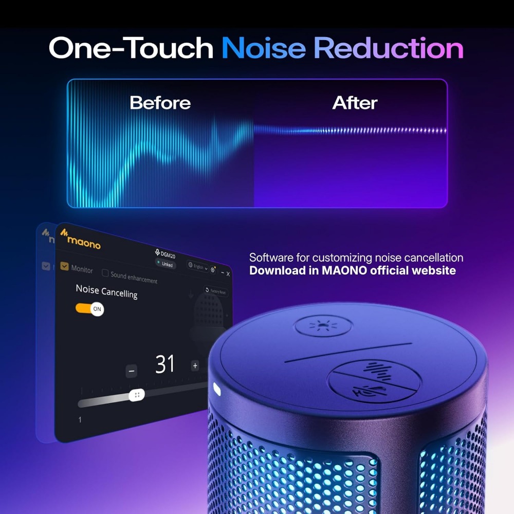 USB Gaming Microphone with Noi - огляд і ціна Gaming Microphone