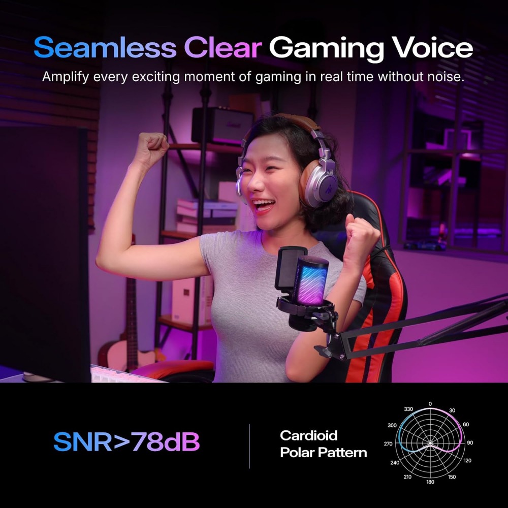 USB Gaming Microphone with Noi - огляд і ціна Gaming Microphone