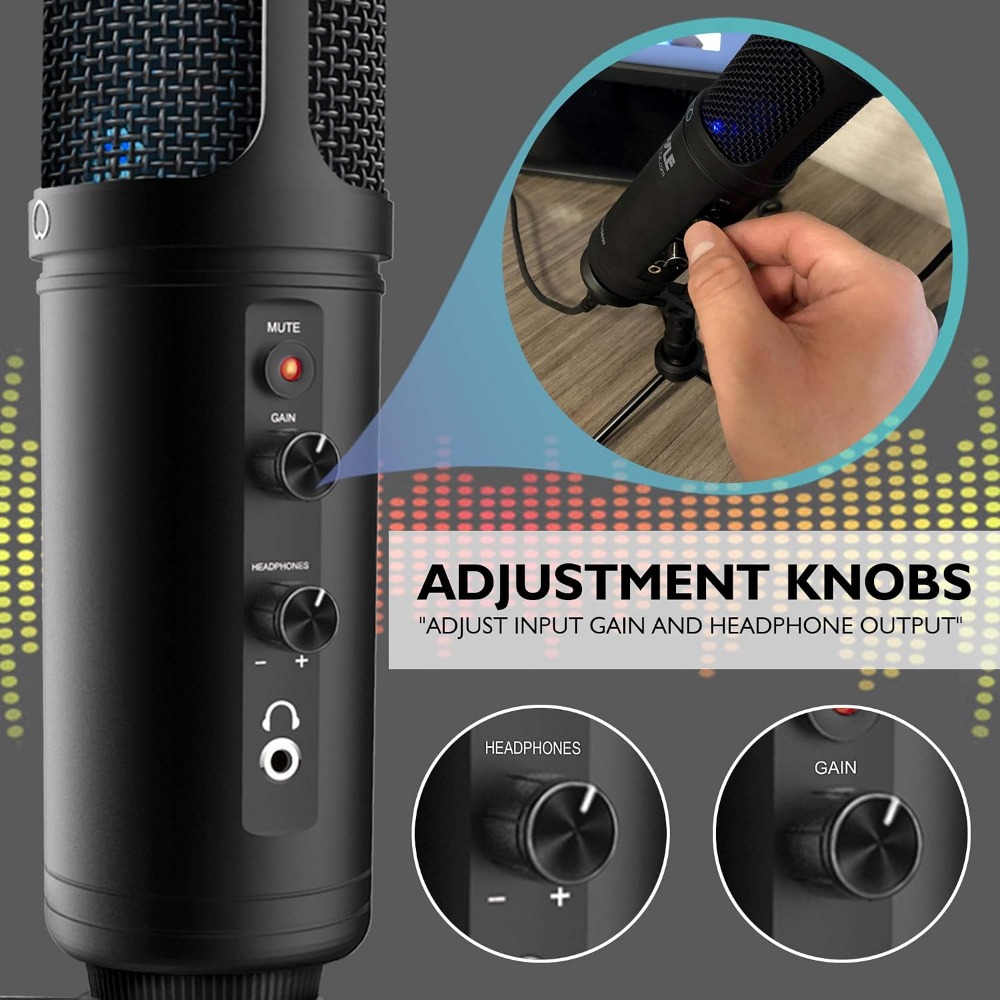 Adjustable Gain Condenser Mic  - огляд і ціна Gaming Microphone