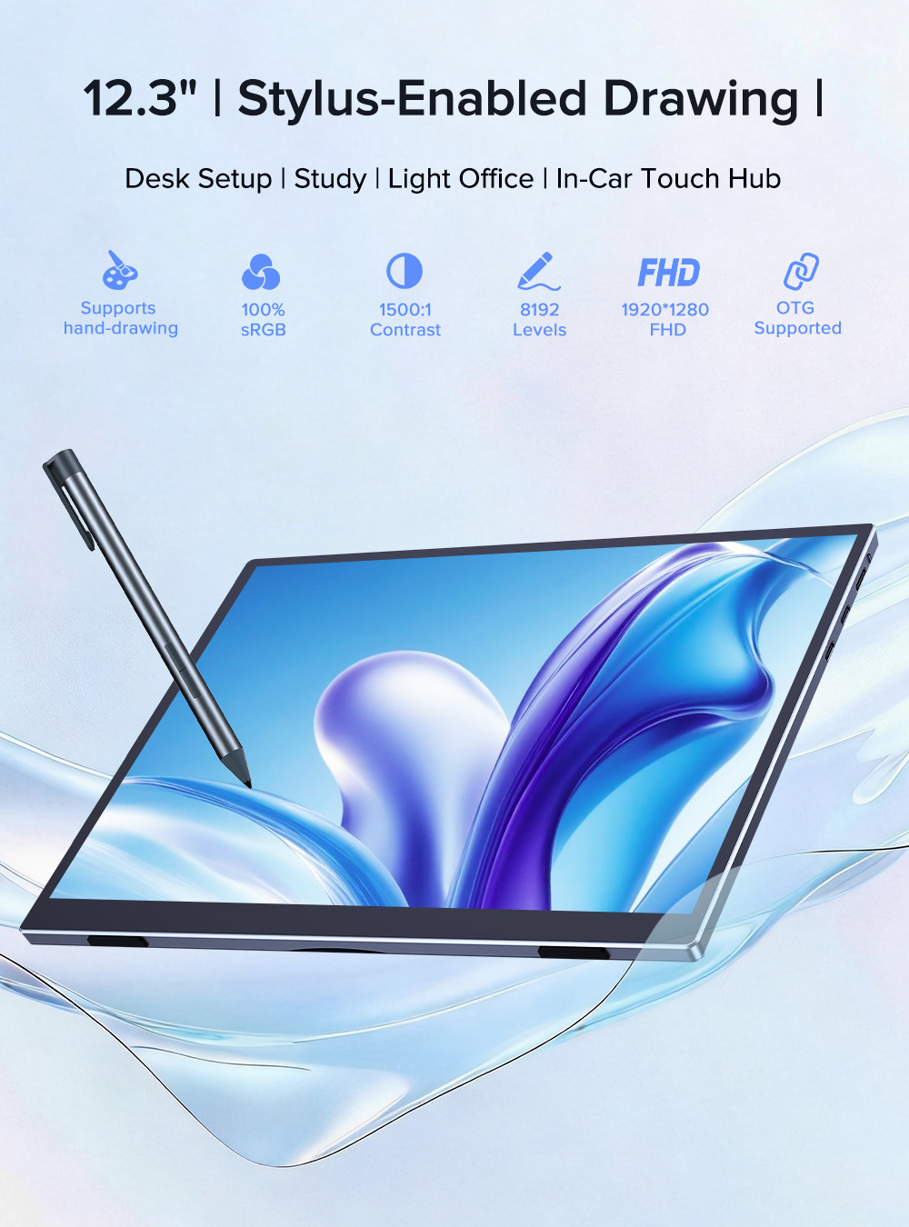 UPERFECT Touch Portable Monito - огляд і ціна Pc Gaming Y Monitor