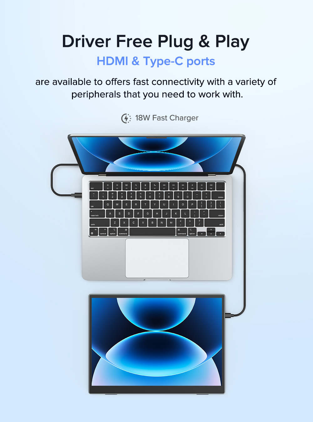UPERFECT Touch Portable Monito - огляд і ціна Pc Gaming Y Monitor