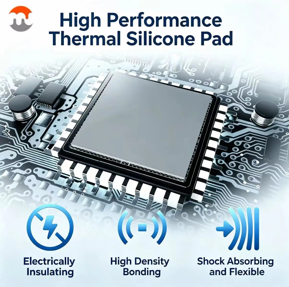 MJ-TECH 6W/mK Thermal Pad Non- - огляд і ціна Laptop Cooling Pad
