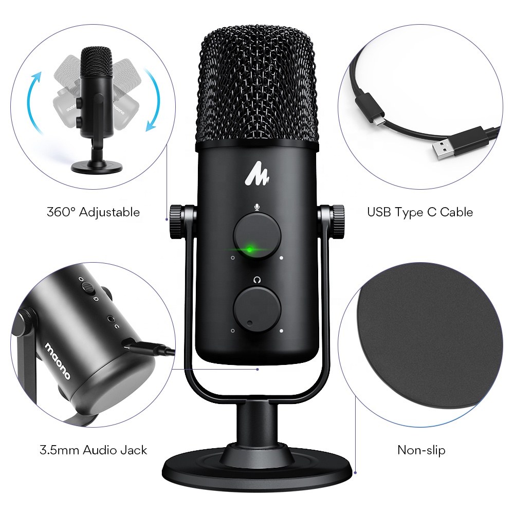MAONO USB to Type C PC Studio  - огляд і ціна Gaming Microphone