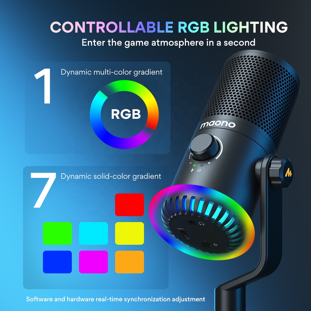 Maono DM30 Programmable RGB Ga - огляд і ціна Gaming Microphone
