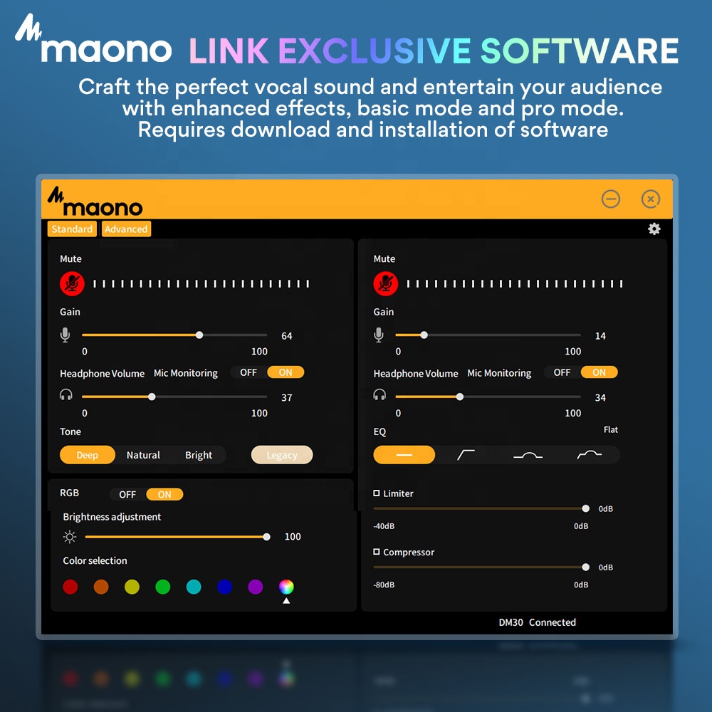 Maono DM30 Programmable RGB Ga - огляд і ціна Gaming Microphone