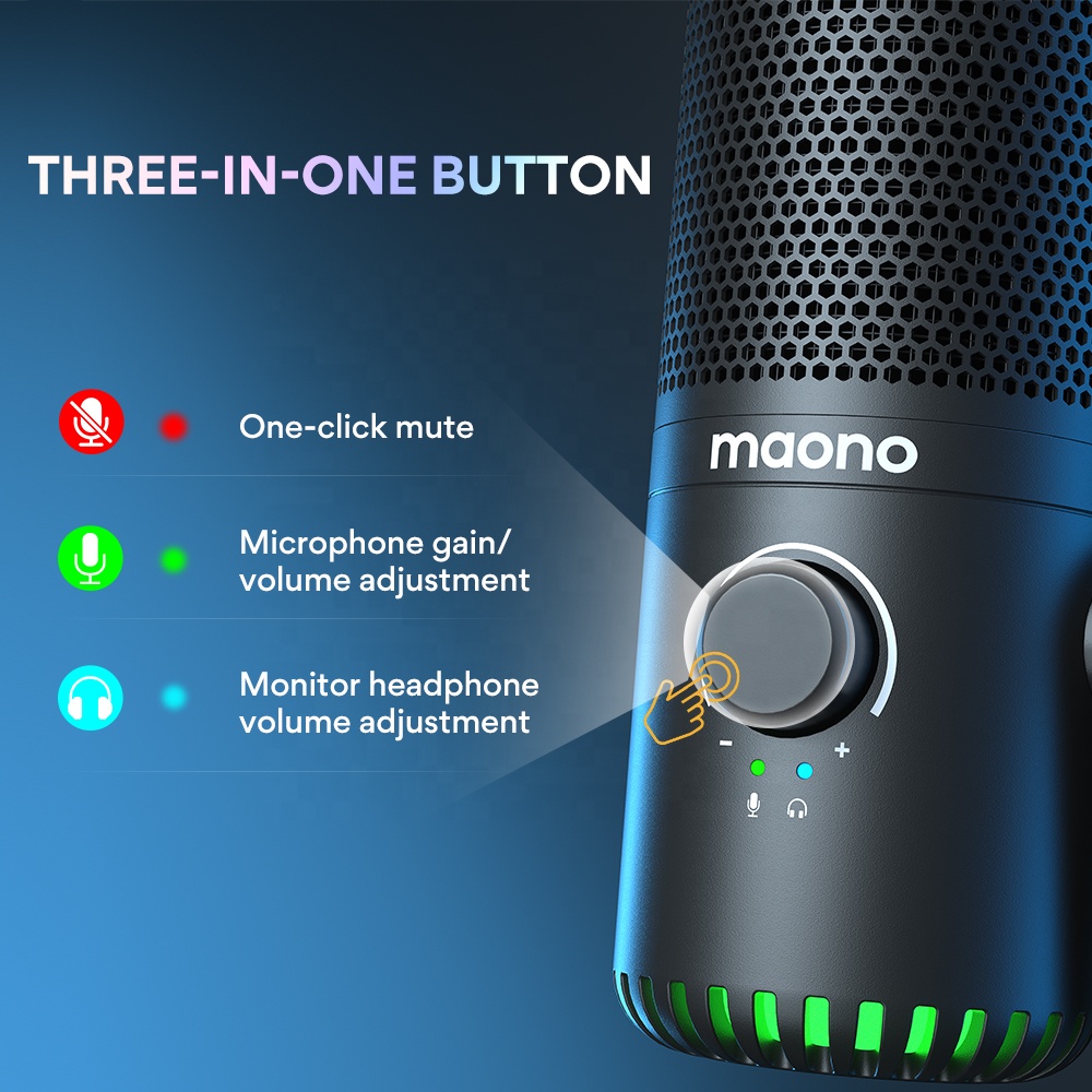 Maono DM30 Programmable RGB Ga - огляд і ціна Gaming Microphone