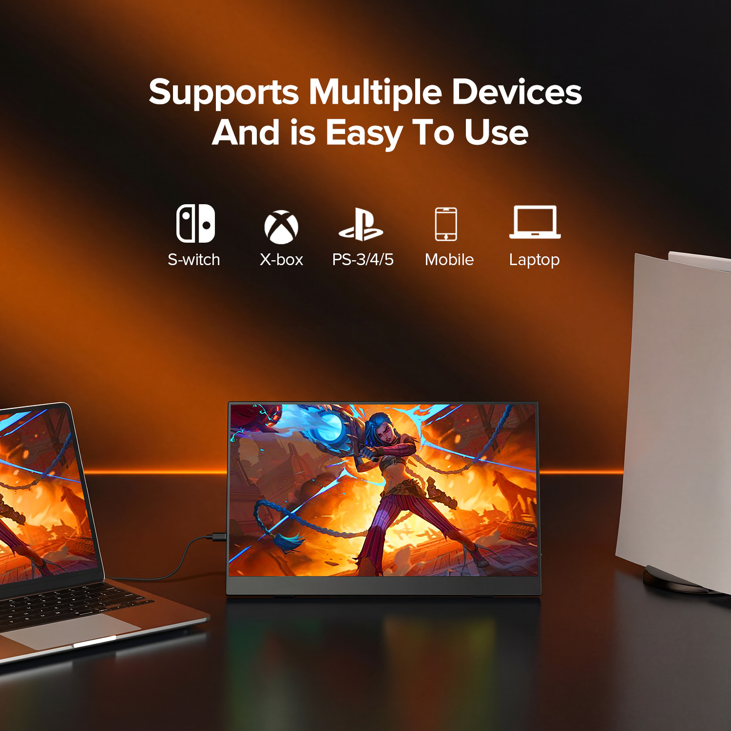 UPERFECT 15.6'' 60Hz 1920*1080 - огляд і ціна Pc Gaming Y Monitor
