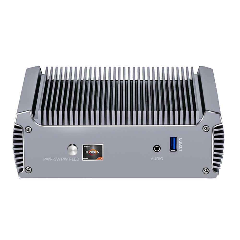 Topton FU02 Fanless Mini PC AM - огляд і ціна Pc Gaming Ryzen 7