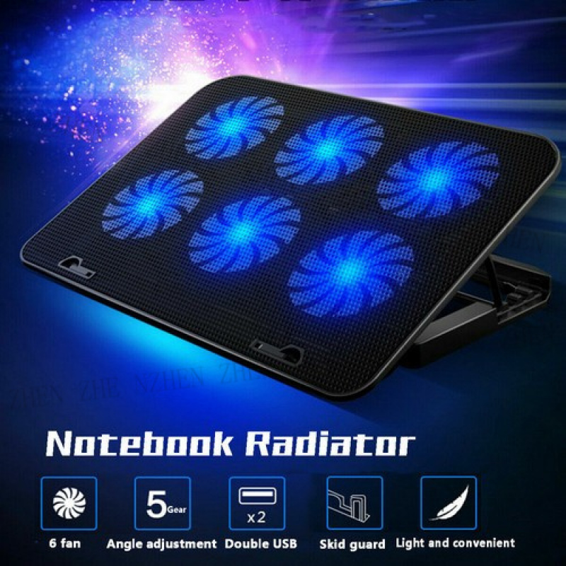 Y 6 Fans USB Cooler Cooling Pa - огляд і ціна Laptop Cooling Pad