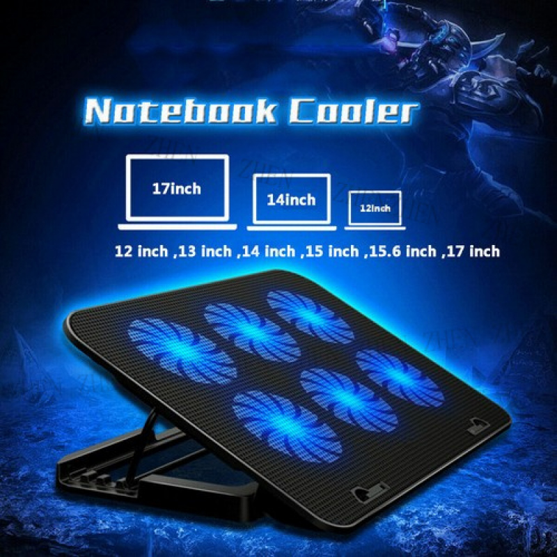 Y 6 Fans USB Cooler Cooling Pa - огляд і ціна Laptop Cooling Pad