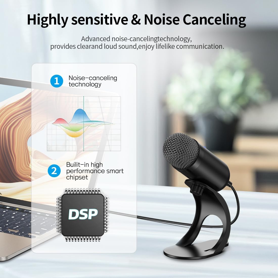 Professional USB Microphone Co - огляд і ціна Gaming Microphone