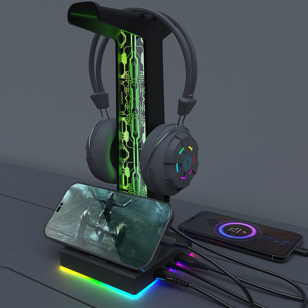 RGB Gaming Headphone Stand Dua - огляд і ціна Pc Gaming Sultan