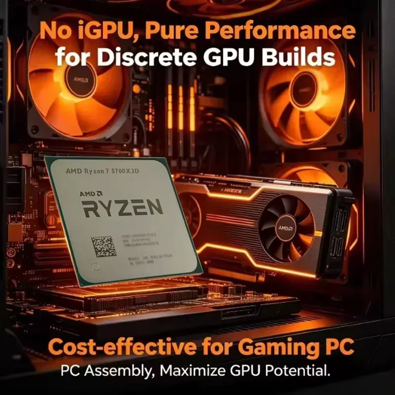 AMD Ryzen 7 5700X3D R7 5700X3D - огляд і ціна Pc Gaming Ryzen 7